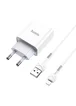 СЗУ HOCO C81A (1USB/2.1A) + Ligthning Белый