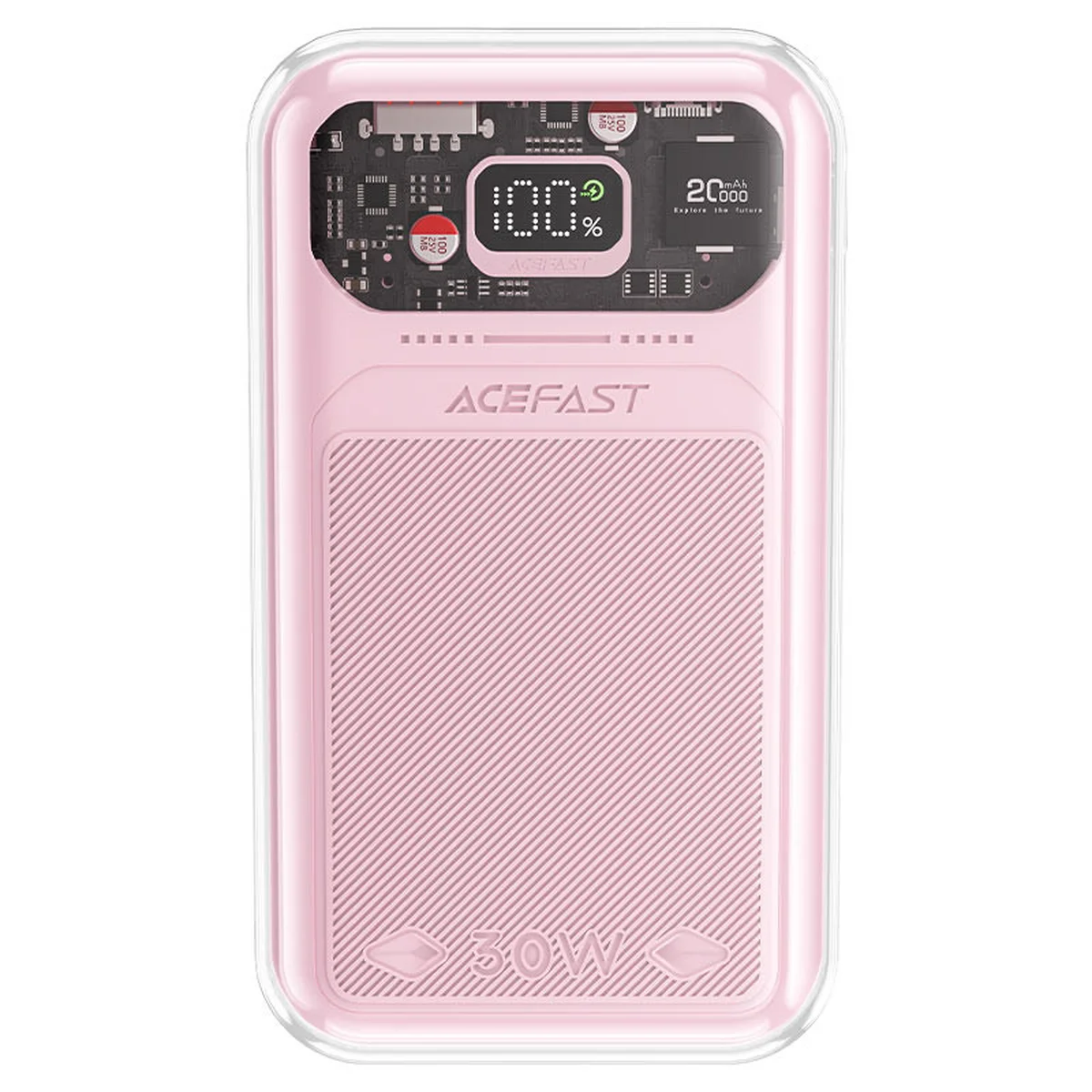 Портативное зарядное устройство Power Bank Acefast M2-20000 Exploration 30W 20000 mAh Cherry blossom