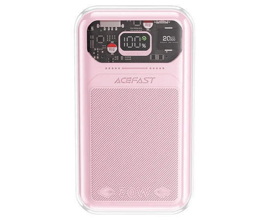 Портативное зарядное устройство Power Bank Acefast M2-20000 Exploration 30W 20000 mAh Cherry blossom