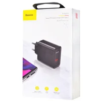СЗУ Baseus Speed PPS 30W Type-C + USB Черный