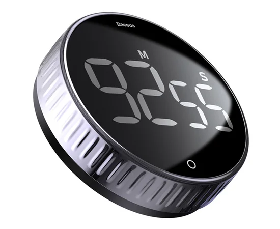 Часы с таймером Baseus Heyo (магитное крепление) Черный