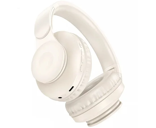 Накладные беспроводные наушники Hoco W45 Enjoy Milky White