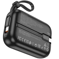 Портативное зарядное устройство Power Bank Hoco Q20 Fountain 22.5W+PD20W 10000 mAh Black