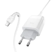 СЗУ Hoco C72Q QC3.0 (1USB/2A) + MicroUSB Белый