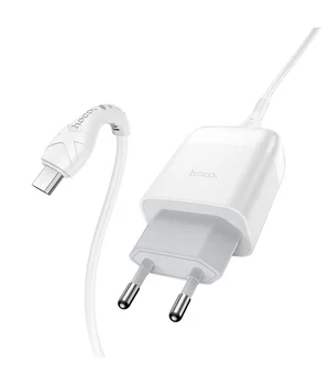 СЗУ Hoco C72Q QC3.0 (1USB/2A) + MicroUSB Белый СЗУ Hoco C72Q QC3.0 (1USB/2A) + MicroUSB Белый