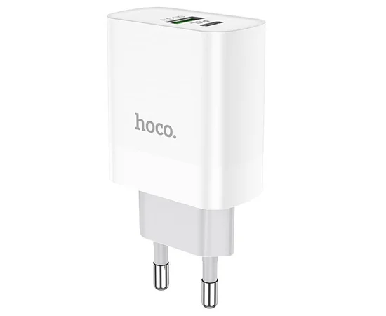 СЗУ HOCO C80A PD+QC3.0 (1USB/3.1A) Белый