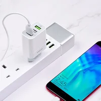 СЗУ Borofone BA40A Speedway three-Port QC3.0 Белый