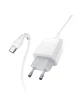 СЗУ Hoco C72Q QC3.0 (1USB/2A) + Type-C Белый