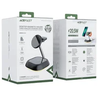 БЗУ Acefast E16 desktop 3-in-1 Black