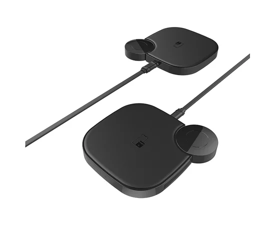 Беспроводное зарядное устройство HOCO S5 2in1 Черный
