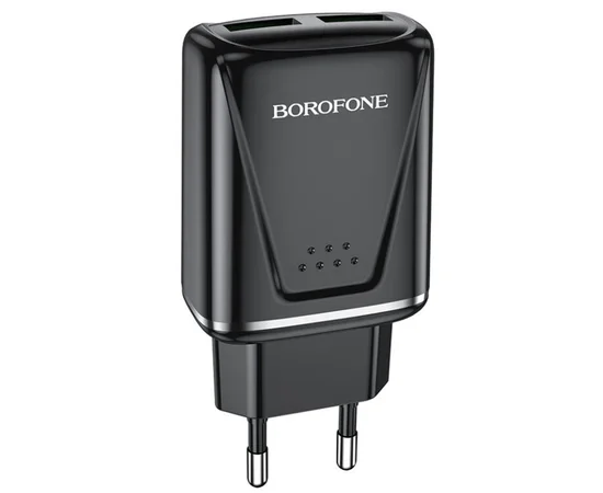 СЗУ Borofone BA54A QC3.0 (2USB/3A/18W) Черный