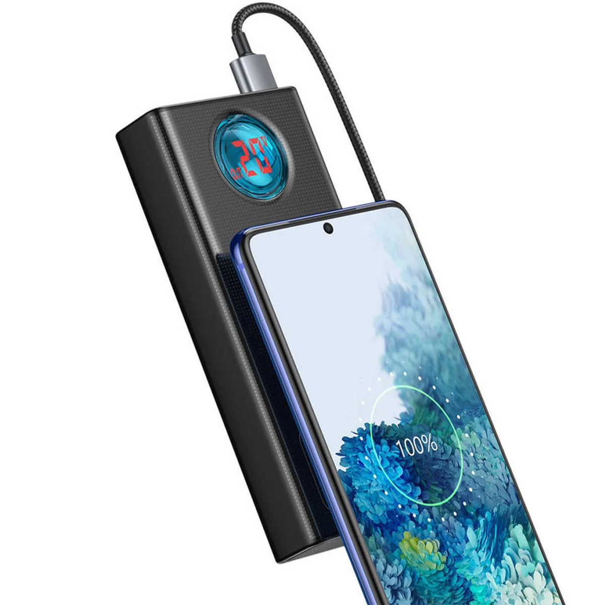 Портативное зарядное устройство Baseus Amblight 65W Overseas Edition 30000mAh (PPLG000101) Black