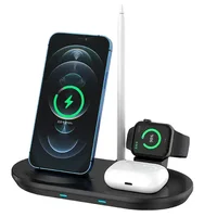 БЗУ + слот для Apple Pencil J887 4in1 Black