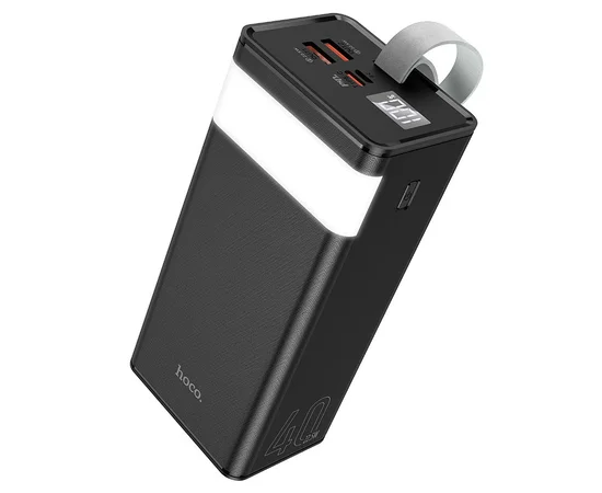 Портативное зарядное устройство Power Bank Hoco J86 Powermaster 22.5W 40000 mAh Черный