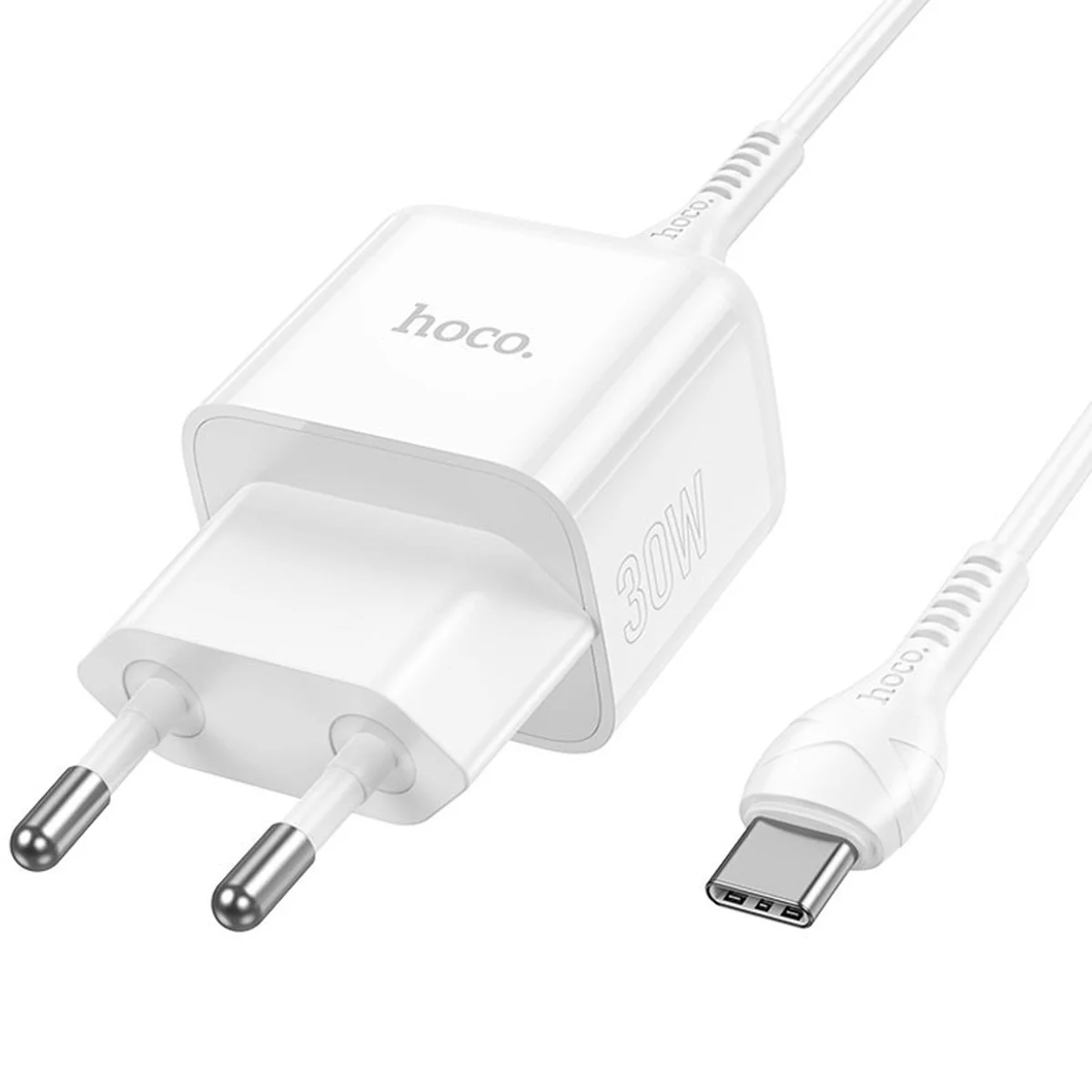 СЗУ Hoco N32 Glory PD30W Type-C to Type-C White