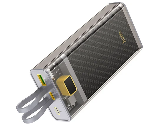 Портативное зарядное устройство Power Bank Hoco J104A Discovery Edition 22.5W with cable 20000 mAh Gray