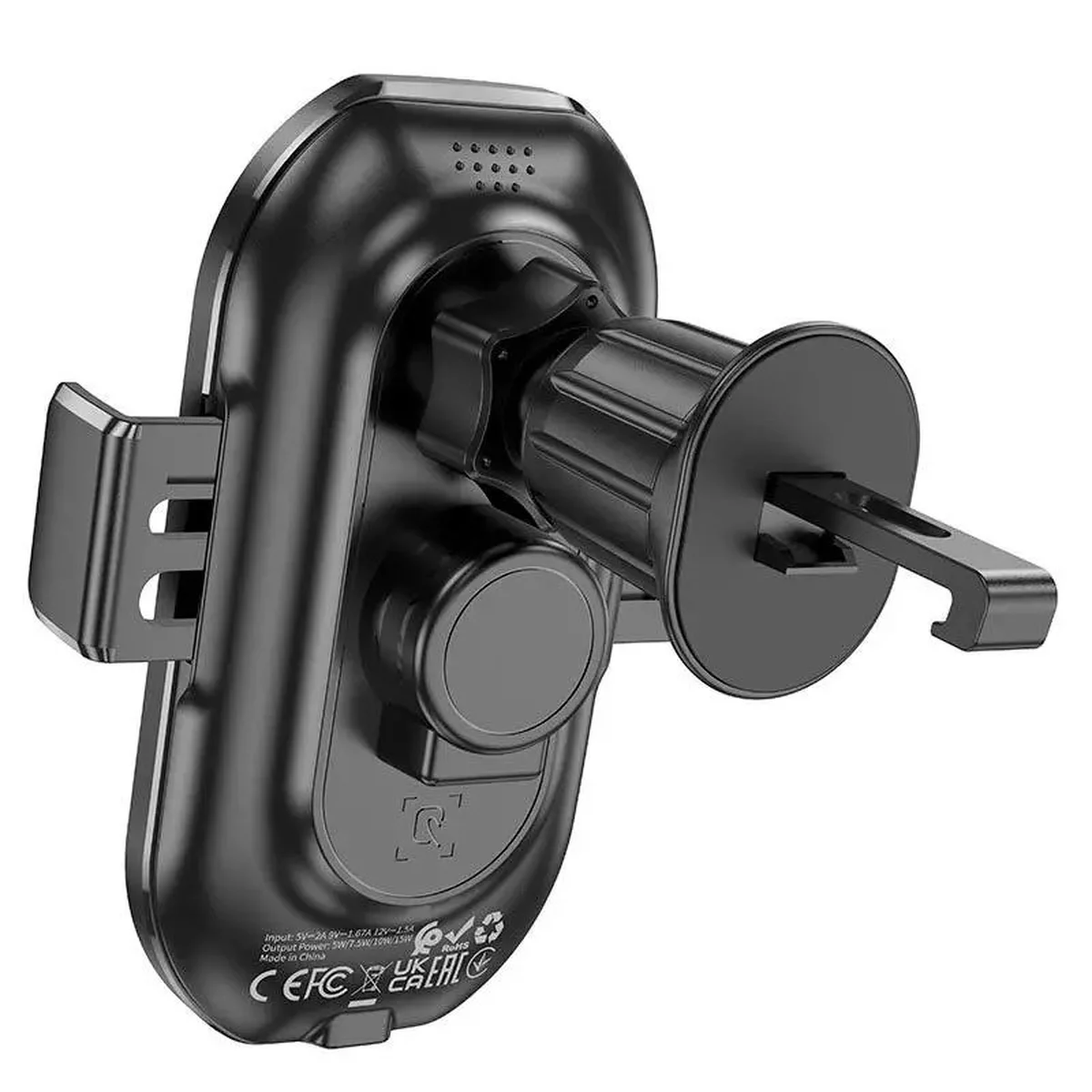 Автодержатель с БЗУ Borofone BH205 Wireless Charging Car Черный