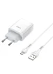 СЗУ HOCO C73A (2USB/2.4A) + microUSB Белый