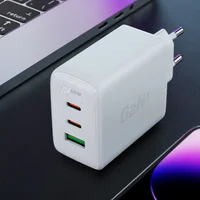 СЗУ Acefast A41 PD65W GaN (2*USB-C+USB-A) White