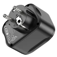 СЗУ Hoco NS3 Multifunctional PD20W (2USB/1Type-C/1xSocket) Black