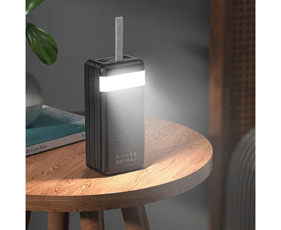 Портативное зарядное устройство Power Bank Hoco J86B Electric 22.5W 60000 mAh Черный