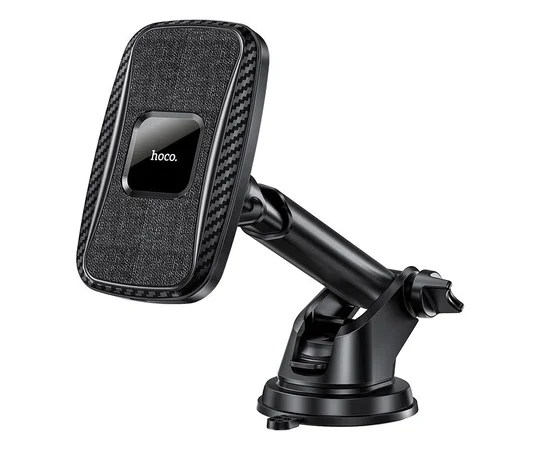 Автодержатель с БЗУ Hoco CA75 магнитный Черный