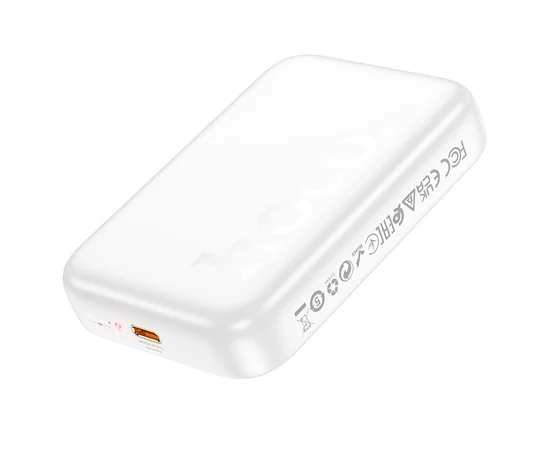 Портативное зарядное устройство Power Bank Hoco J117A Esteem PD20W с БЗУ 10 000 mAh White