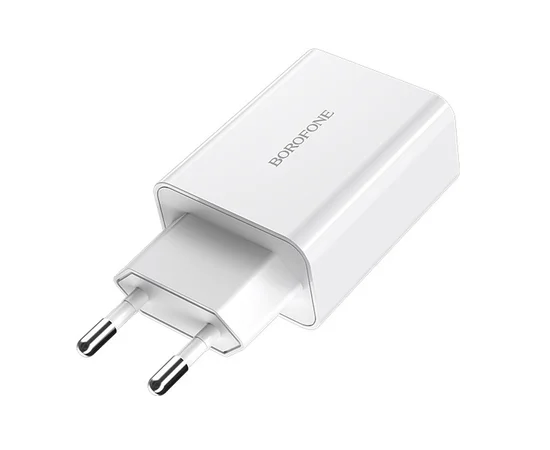 СЗУ Borofone BA21A Long journey QC3.0 (1USB/3A) Белый