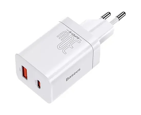 СЗУ Baseus Super Si Pro Quick Charger 30W (CCSUPP-E) White