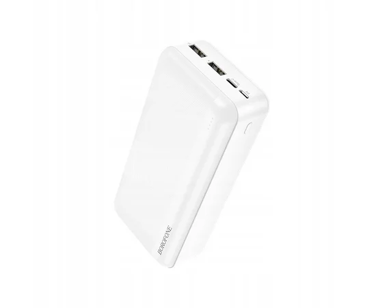 Портативное зарядное устройство Power Bank BOROFONE BJ27B 30 000 mAh White