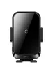 Автодержатель с БЗУ Baseus Halo Electric Wireless Charging Car Mount 15W (SUDD000001) Black