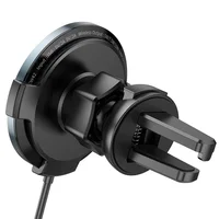 Автотримач із БЗУ Hoco CW42 магнітний Black