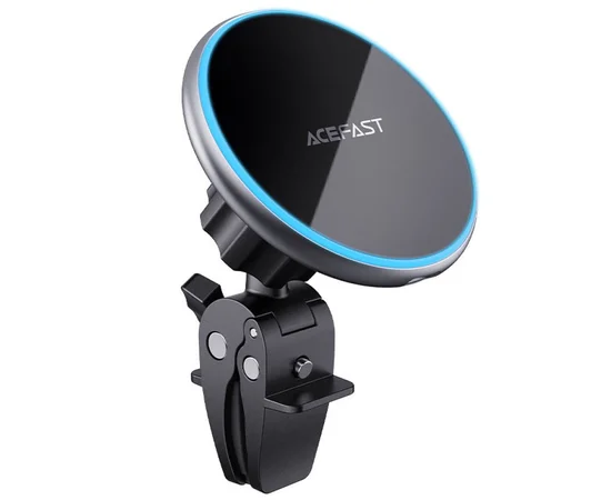 Автодержатель с БЗУ Acefast D3 magnetic wireless Silver