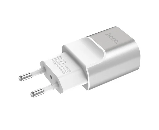 СЗУ Hoco C47A 2.1A 2USB Стальной