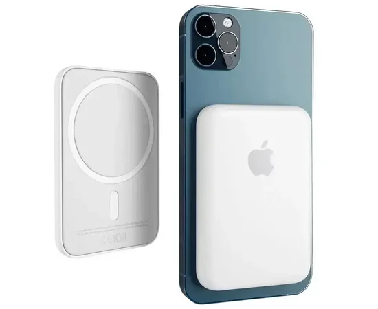 Портативное зарядное устройство Power Bank MagSafe Battery с БЗУ 4200 mAh for Apple (ААА) (box) White