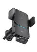 Автодержатель с БЗУ Baseus Wisdom Auto Alignment (QI 15W) (Air Outlet base) (CGZX000001) Black