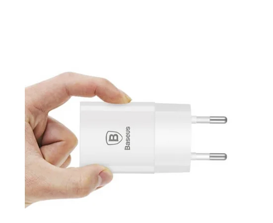 СЗУ Baseus Letour Charger EU (1USB 2.1A) Белый