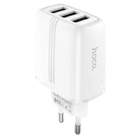 СЗУ Hoco N15 (3USB/2.4A/17W) Білий СЗУ Hoco N15 (3USB/2.4A/17W) Білий