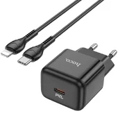 СЗУ Hoco N32 Glory PD30W Type-C to Lightning Black