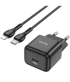 СЗУ Hoco N32 Glory PD30W Type-C to Lightning Black