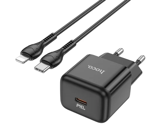 СЗУ Hoco N32 Glory PD30W Type-C to Lightning Black