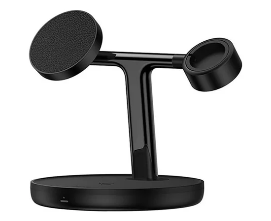 БЗУ Baseus Swan 3in1 Wireless Magnetic Charging Bracket 20W (WXTE) Черный