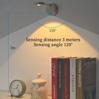 Настольная лампа LED с датчиком движения 3 colour light MZ-L2201 White