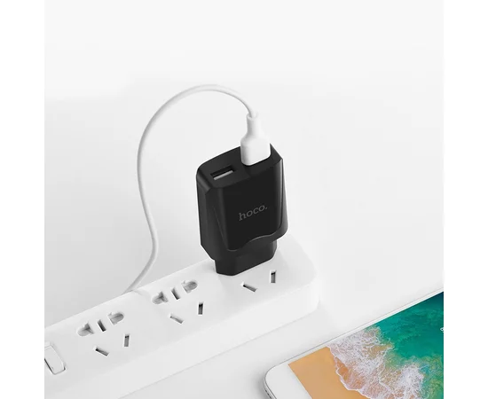 СЗУ Hoco C52A (2USB 2.1A) Черный