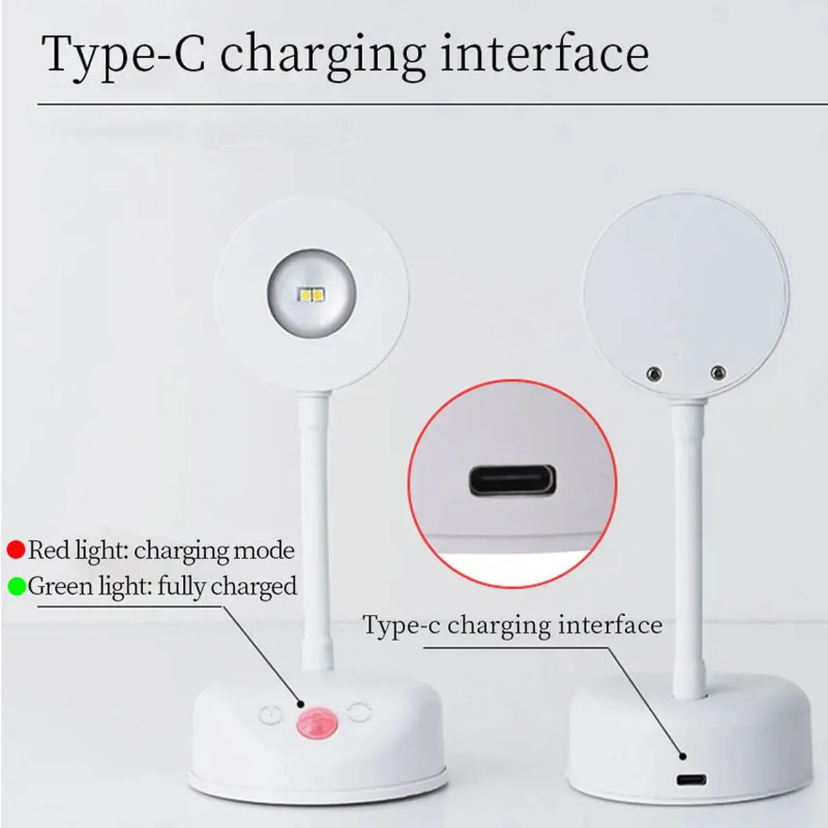 Настольная лампа LED с датчиком движения 3 colour light MZ-L2201 White