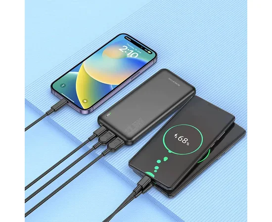 Портативное зарядное устройство Power Bank BOROFONE BJ38 22.5W+PD20W 10 000 mAh Black