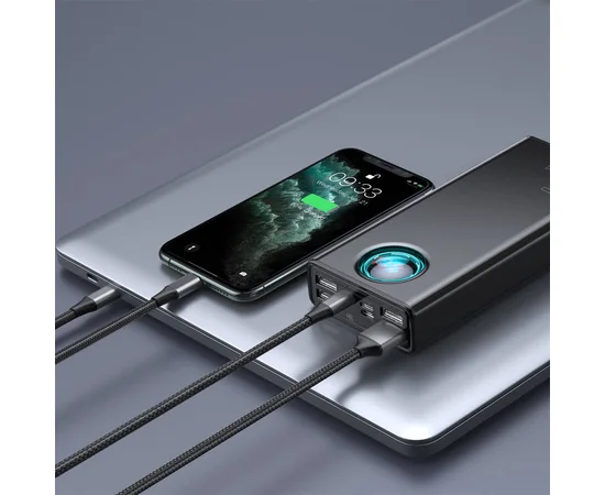 Портативное зарядное устройство Baseus Amblight 65W Overseas Edition 30000mAh (PPLG000101) Black