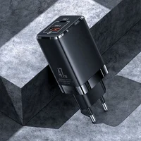 СЗУ Usams US-CC137 T41 47W GaN PD + QC Mini Черный