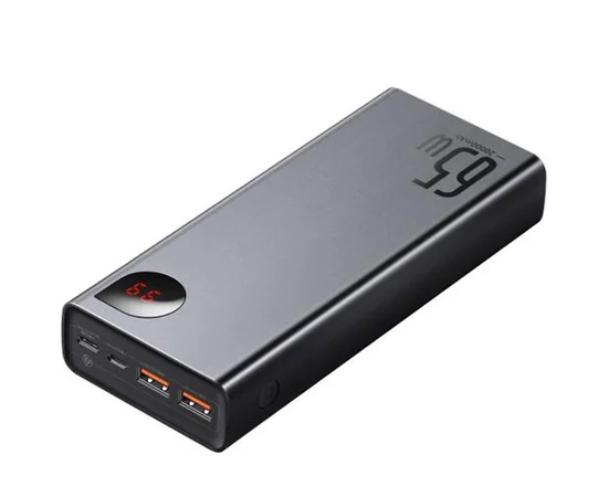 Портативное зарядное устройство Baseus Adaman Metal Digital Display QC 65W 20000mAh (PPIMDA-D) Black
