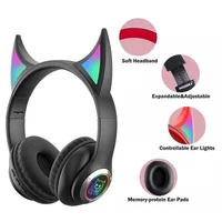 Накладные беспроводные наушники Devil's Horn STN-29 Black